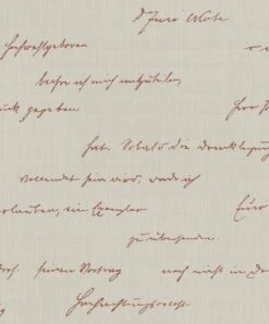 BARBARA Home Tapete Schrift Beige Rot 522181