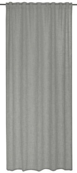 BARBARA Home Collection Schlaufenschal Uni Grau 140x255cm