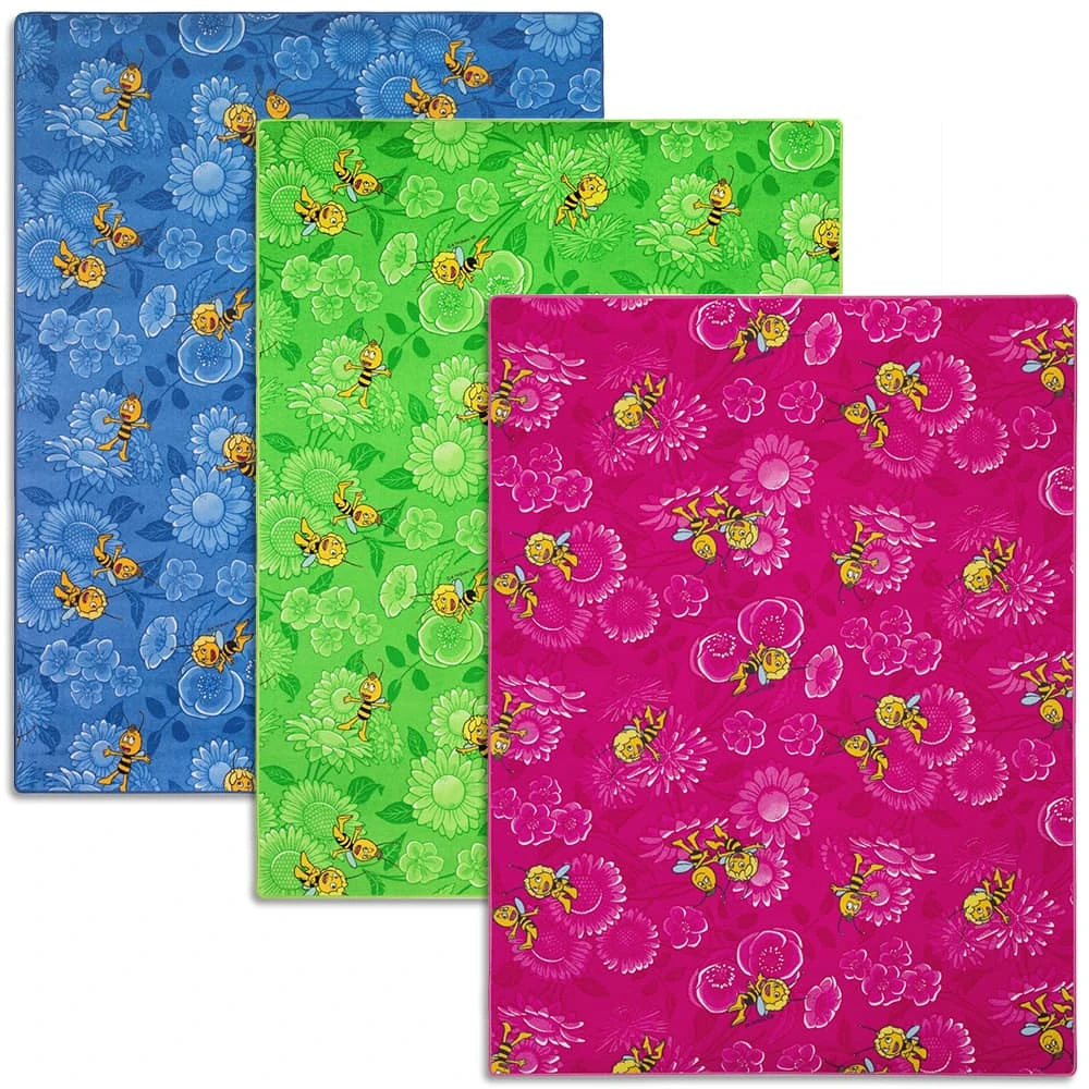 Biene Maja Spielteppich Kinderteppich Willi Mit Blumen