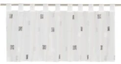 Bistrogardine Quadro Kariert Transparent Grau 180041