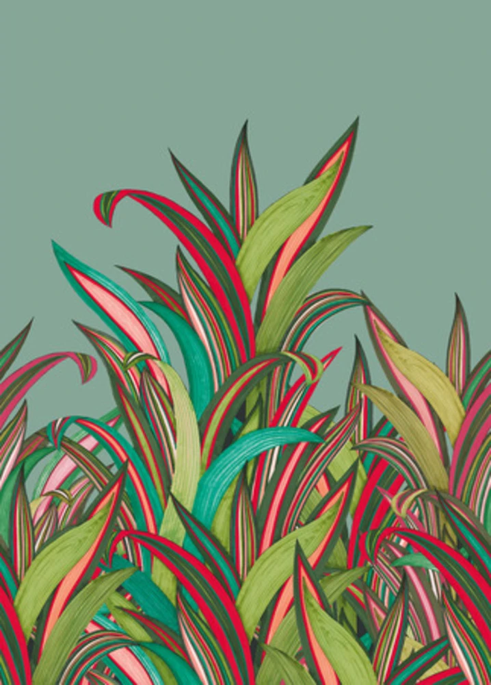 Fototapete Rasch Blätter Farn Blau Grün Amazing 542233 – Bild 2