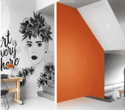 Fototapete Rasch Kruth Design Frau Weiß Schwarz 100860