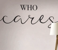 Fototapete Rasch Kruth Design Who Cares Weiß 100884