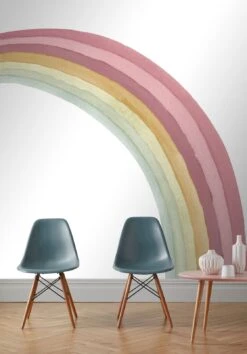 Premium Fototapete Regenbogen Rosa 253269