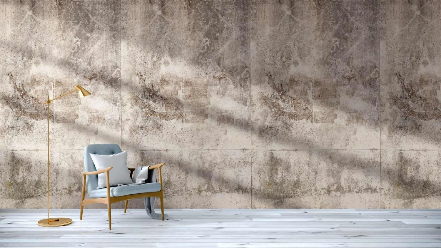 A.S. Creation Fototapeten Mauer Beton Putz Grau Braun Vlies 38339-1