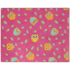 Happy Owls Eulen Kinderteppich Eule 133 X 170 Cm Pink