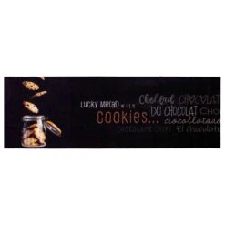 Küchenläufer Küchenteppich Cookies Waschbar