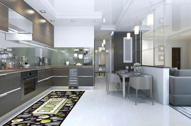 Küchenläufer Küchenteppich Guacamole Waschbar – Bild 4