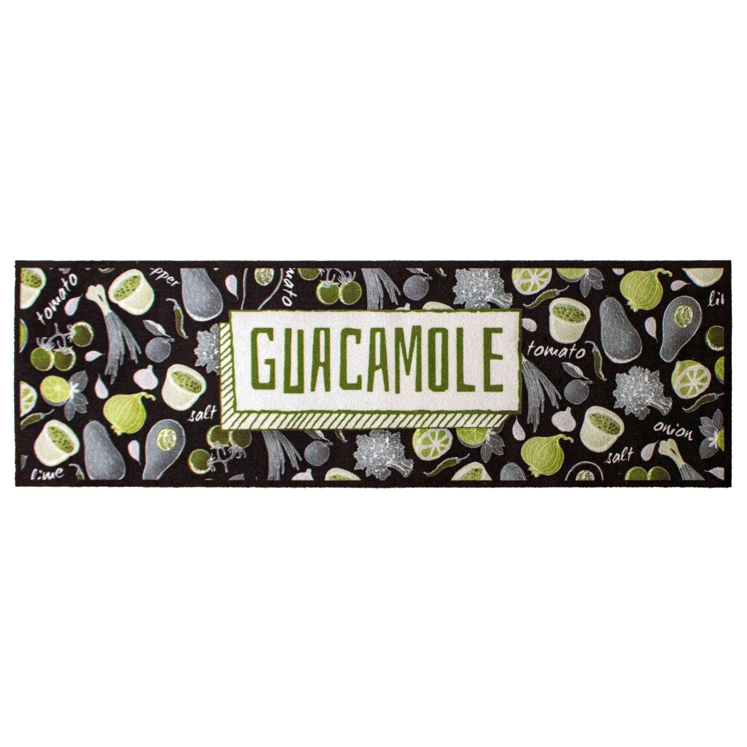 Küchenläufer Küchenteppich Guacamole Waschbar
