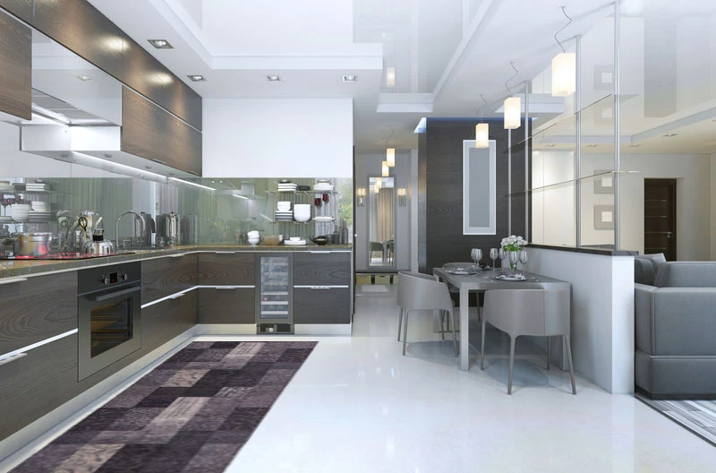 Küchenläufer Küchenteppich Ornament Mosaik Waschbar – Bild 3