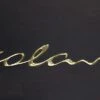 Colani Dekoelement Marburg Schriftzug Gold 76970