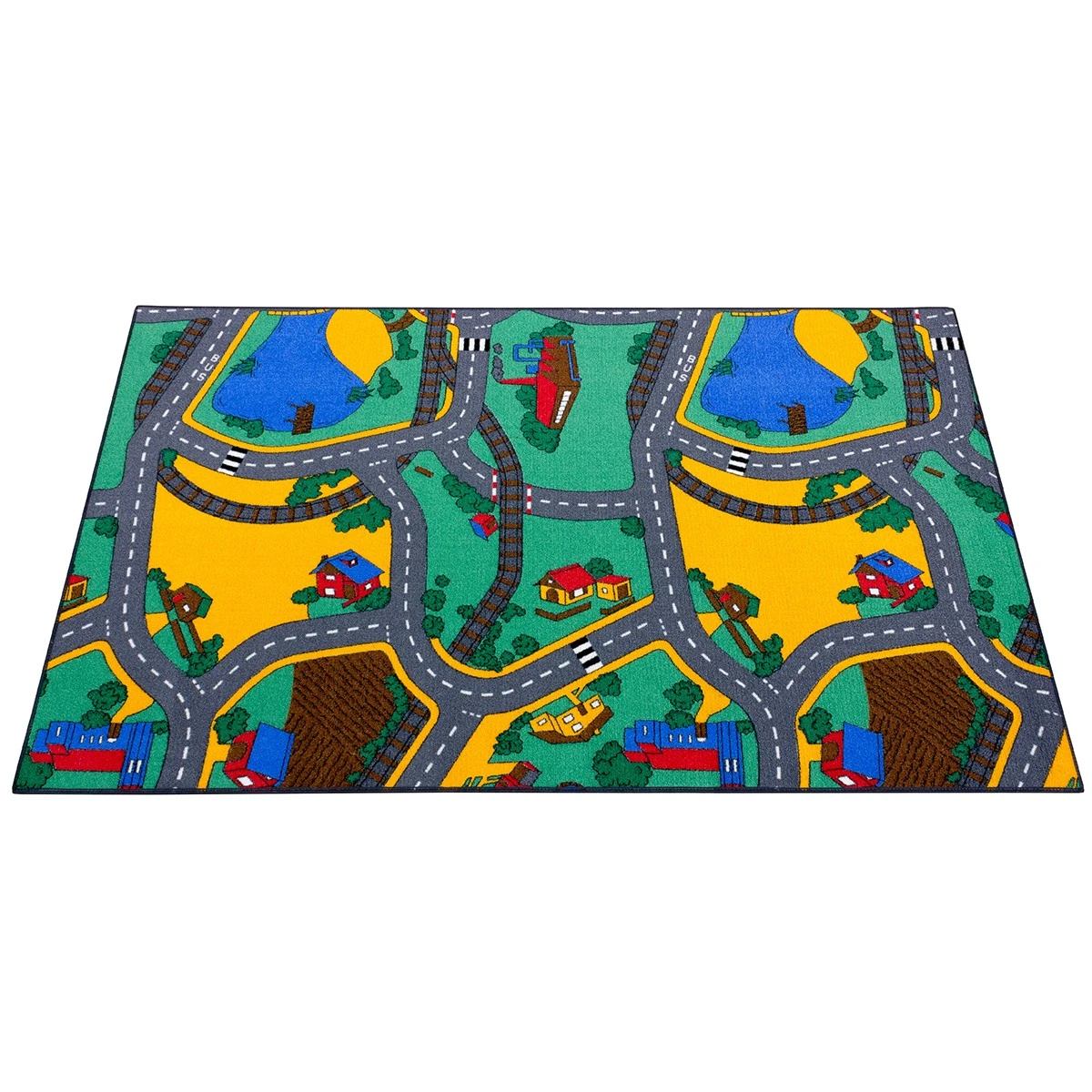 Strassenteppich Playtime Stadt Kinder 100x165 Cm Bunt – Bild 2