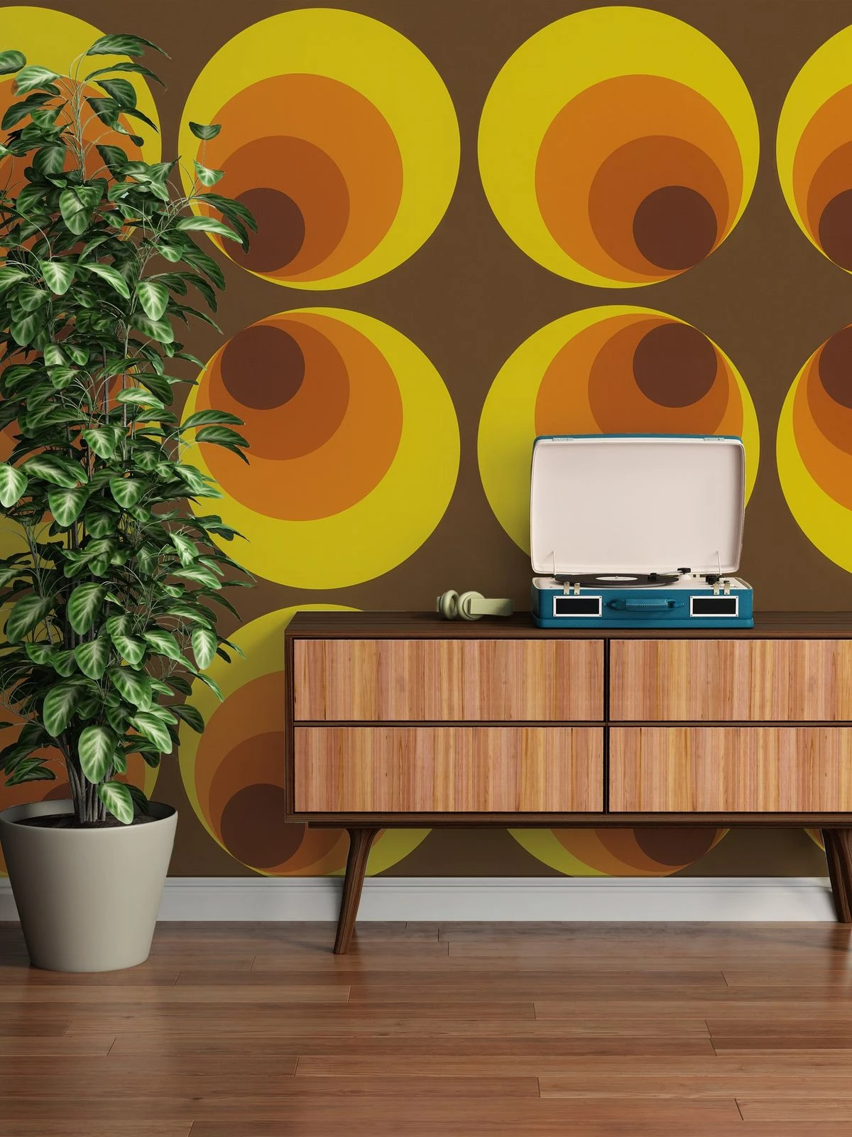 A.S. Creation Tapete AS Kreise BRAUN ROT ORANGE 7013-12 Retro – Bild 4