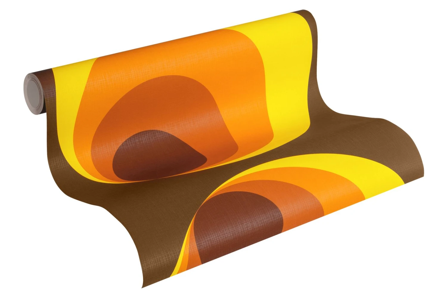 A.S. Creation Tapete AS Kreise BRAUN ROT ORANGE 7013-12 Retro