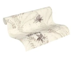 A.S. Creation Tapete Vlies 37279-3 Floral Exotik Blumen Weiß-beige
