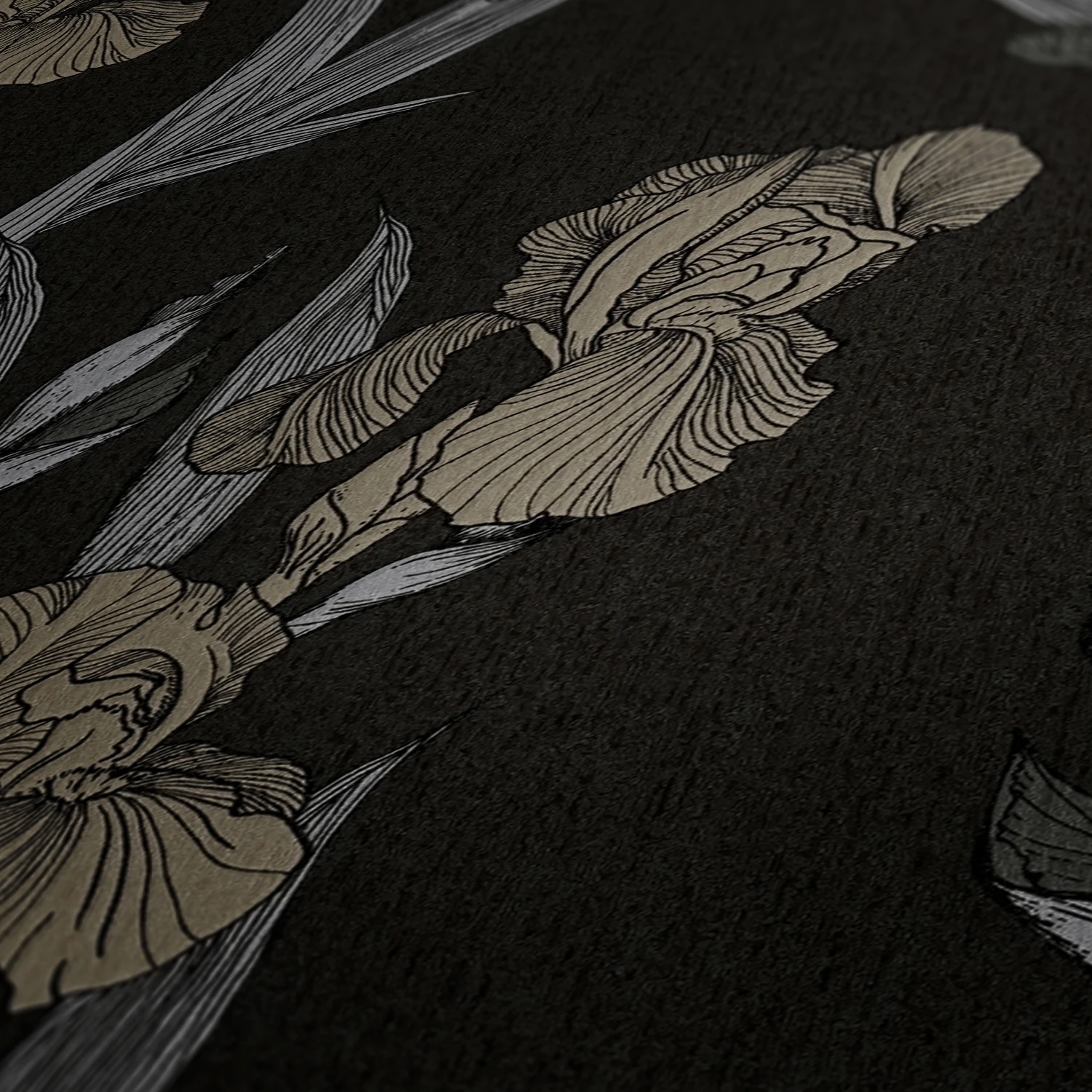 A.S. Creation Tapete Vlies 37526-1 Floral Schwarz Grau Braun – Bild 3