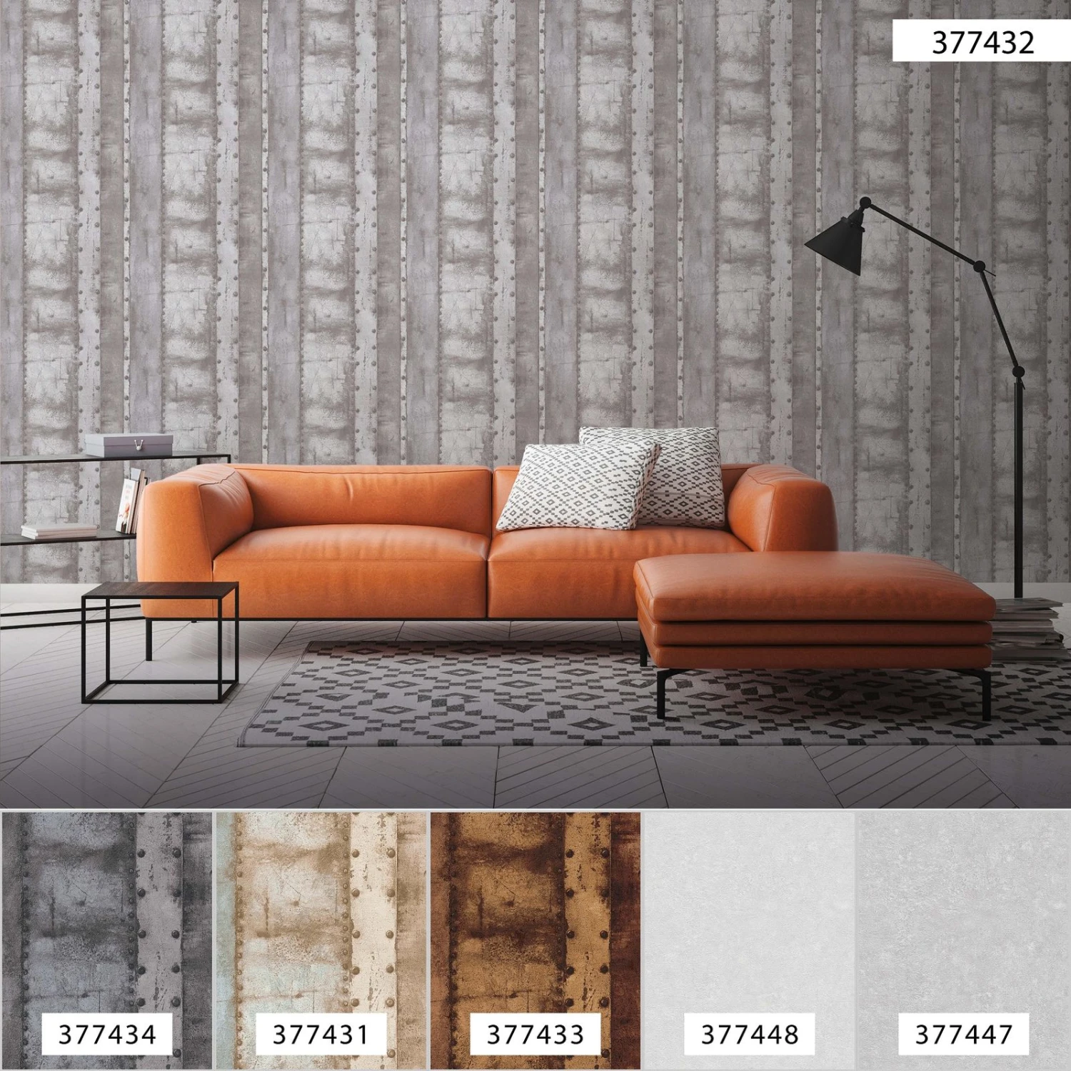 A.S. Creation Tapete Vlies 37743-2 Industrie Optik Eisen Grau – Bild 7