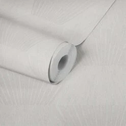 Tapete Vlies 3D Grafisch Beige Grau Glanz 38204-5