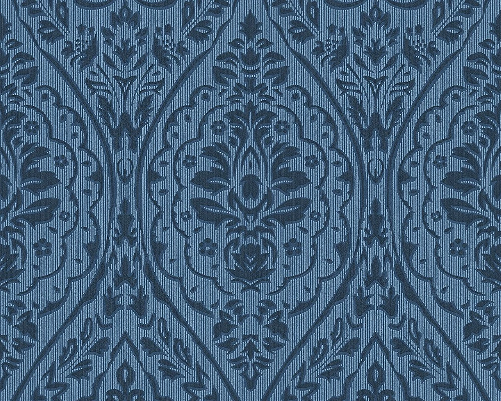 Tapete Vlies Barock Blau Tessuto 96195-8