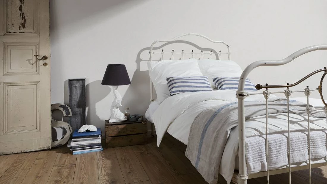 Tapete Vlies Einfarbig Barock Weißgrau Hellgrau 36720-2 – Bild 3