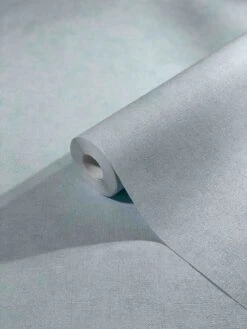 Tapete Vlies Einfarbig Meliert Hellblau Marburg 32409