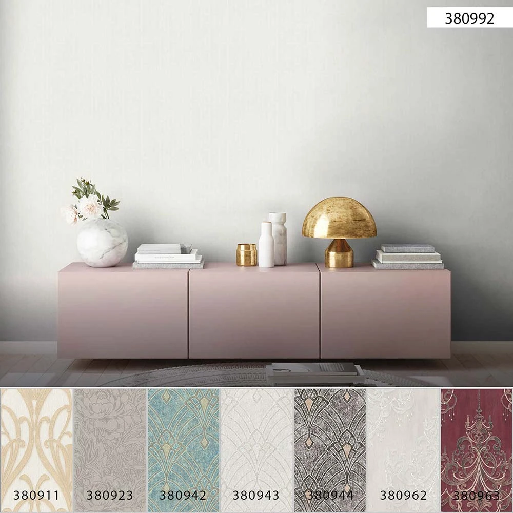 Tapete Vlies Einfarbig Streifen Weiß-creme 38099-2 – Bild 5