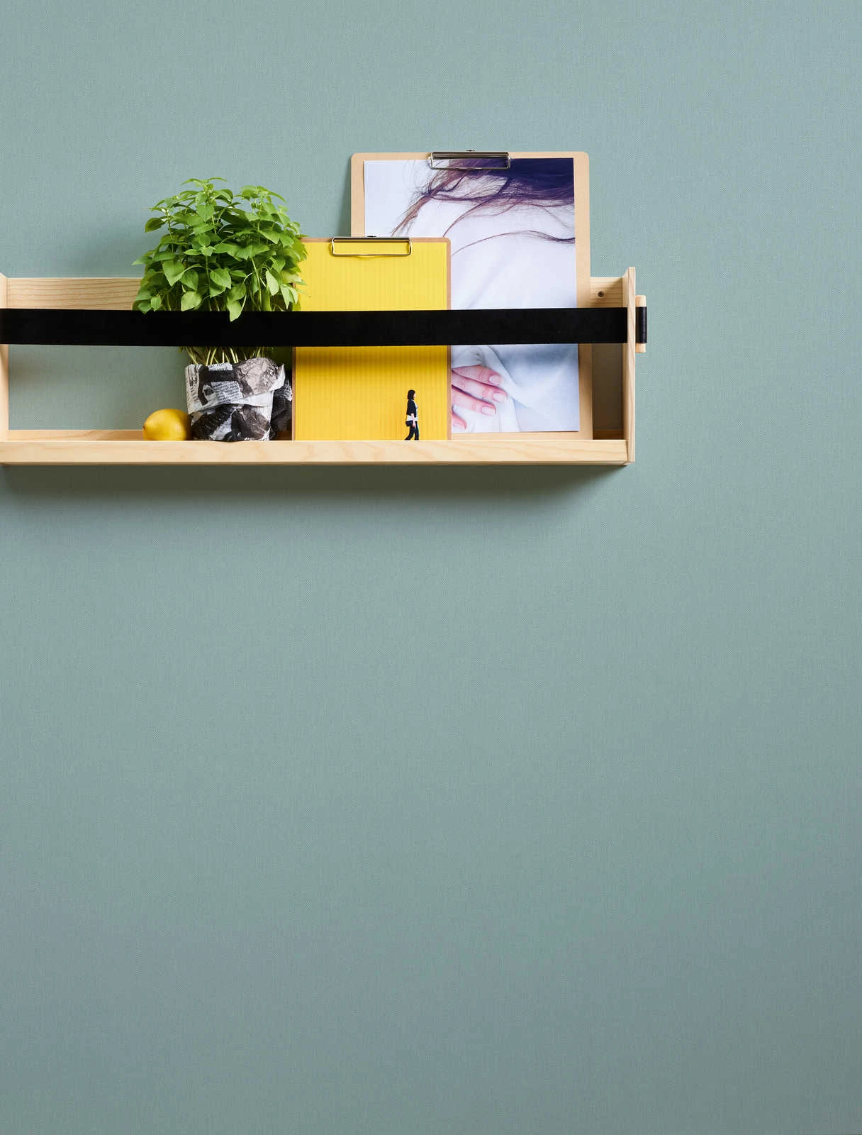 Tapete Vlies Einfarbig Struktur Blau-grau 37749-9 – Bild 4