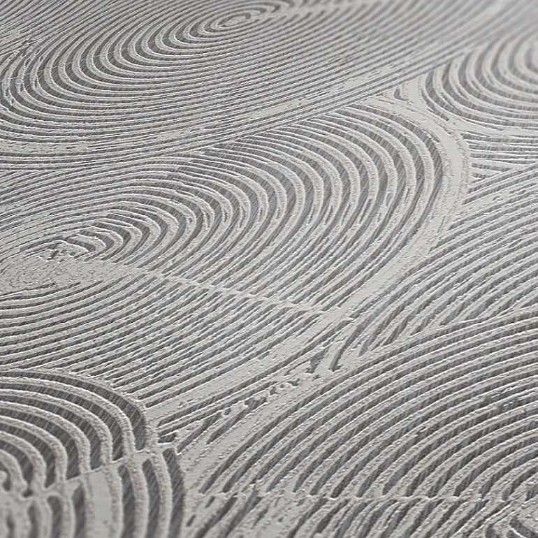 Tapete Vlies Grafisch Kreise Grau Metallic 37900-2 â Bild 2