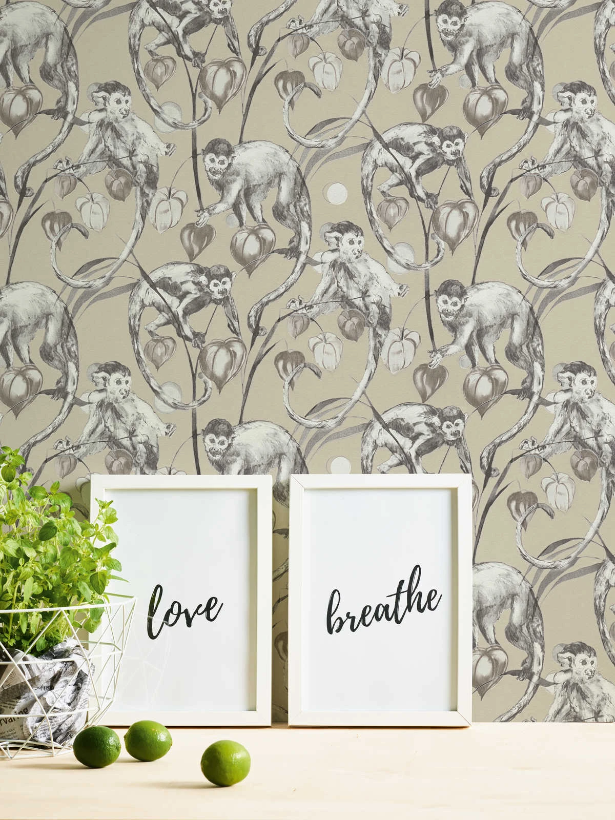 A.S. Creation Tapete Vlies Michalsky Dschungel Affen Beige 37982-3 – Bild 4