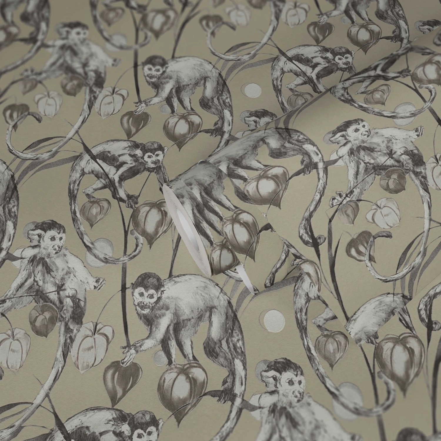 A.S. Creation Tapete Vlies Michalsky Dschungel Affen Beige 37982-3 – Bild 2