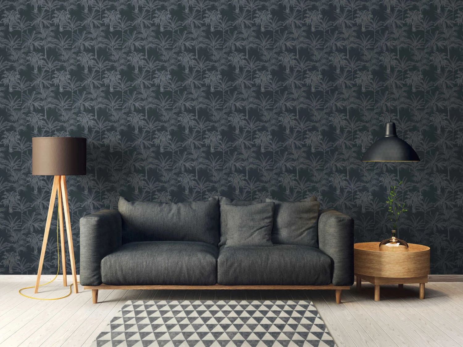 A.S. Creation Tapete Vlies Michalsky Floral Palmen Schwarz 37983-2 – Bild 5