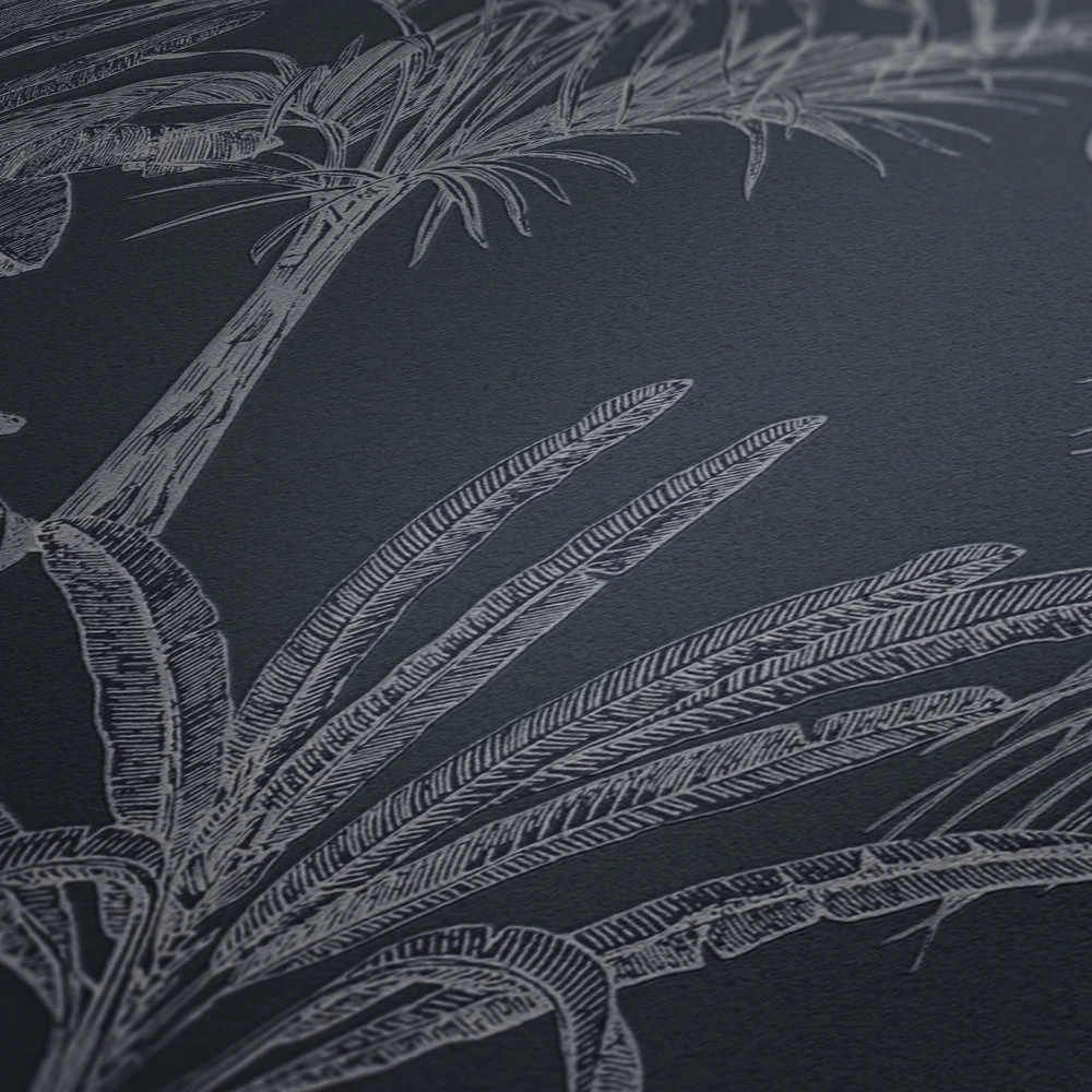 A.S. Creation Tapete Vlies Michalsky Floral Palmen Schwarz 37983-2 – Bild 4