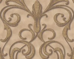 Tapete Vlies Architects Paper Beigebraun Glanz 95892-1