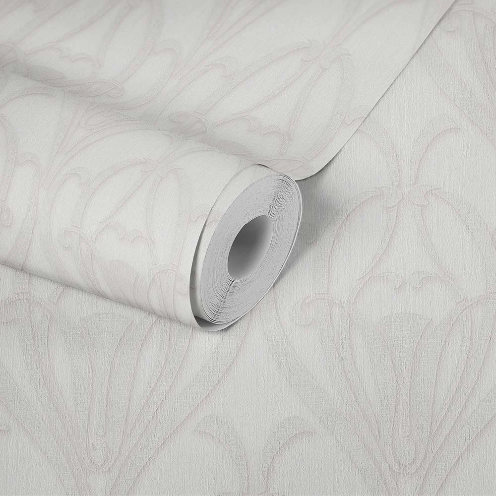 Tapete Vlies Ornamente Klassik Creme-weiß 38091-3