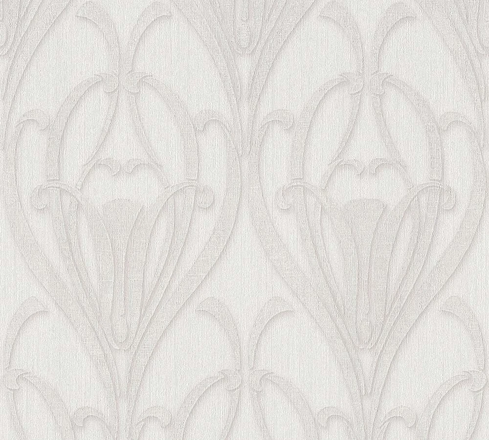 Tapete Vlies Ornamente Klassik Creme-weiß 38091-3 – Bild 2