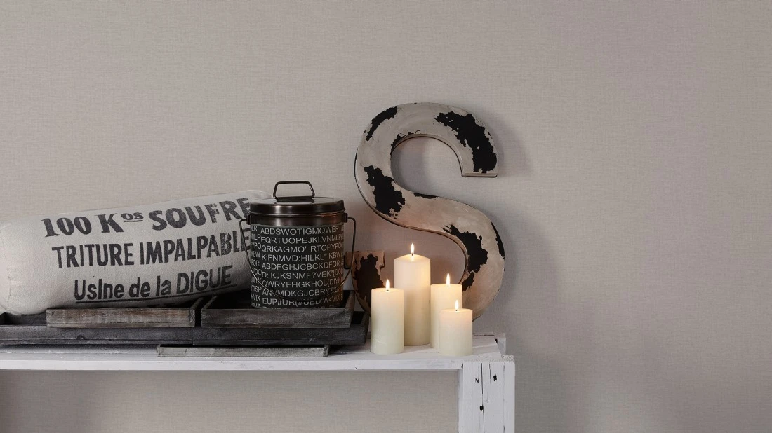 A.S. Creation Tapete Vlies Struktur Uni Taupe AS Creation 32474-9 – Bild 2