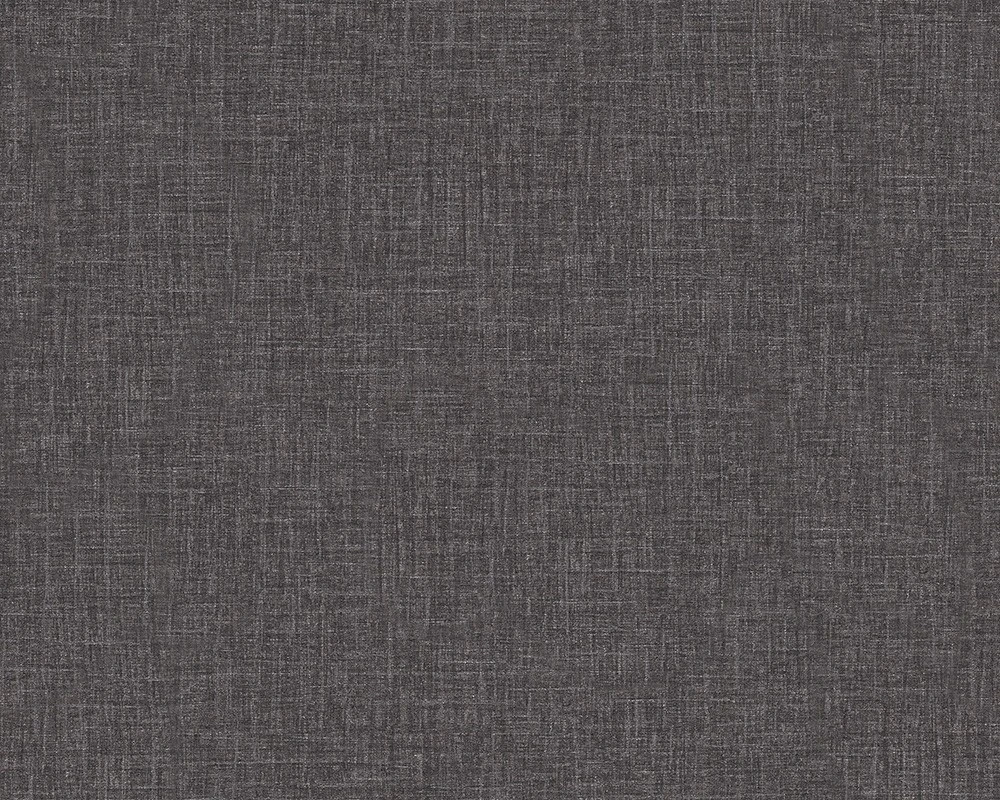 Versace Home Tapete Leinen Design Anthrazit Glanz 96233-6