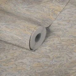 A.S. Creation Tapete Vlies Muster Abstrakt Grau Gold Silber 38358-2