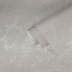 A.S. Creation Tapete Vlies Barock-Design Grau Silber 38708-4