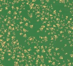 Versace Home Tapete Blumenregen Grün Gold Glanz 935856