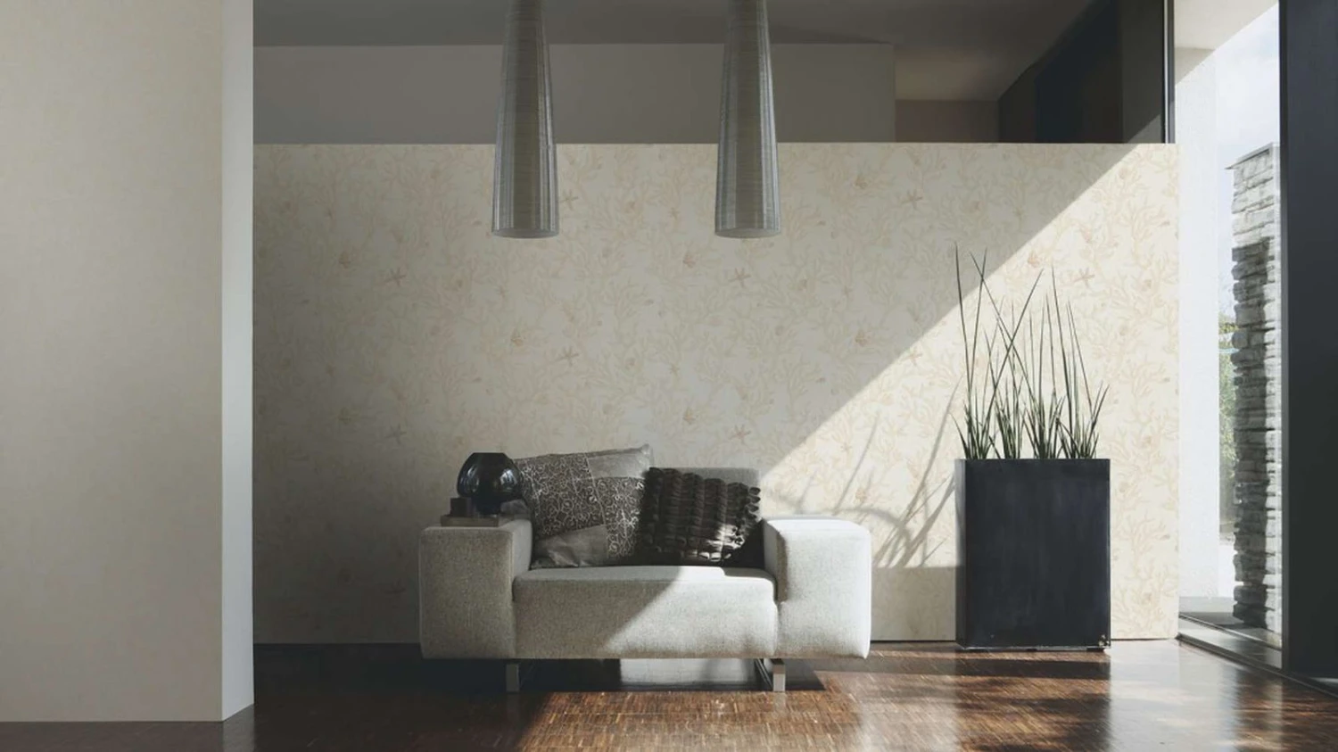 Versace Home Tapete Korallen Muscheln Beige Creme 34496-1 – Bild 3