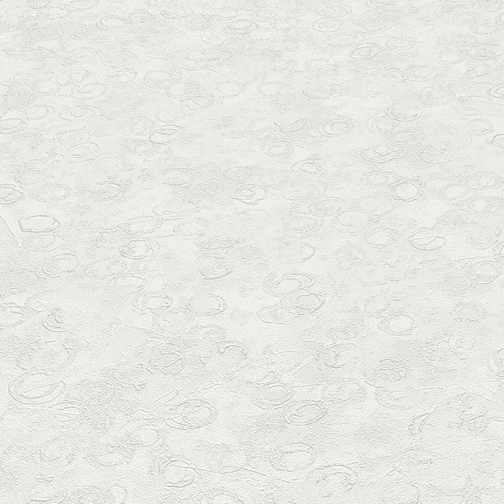 Vliestapete Elle Putz Optik Weiß Silber Metallic 10334-01