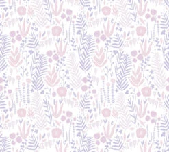 A.S. Creation Vliestapete Kinder Floral Blumen Lila Rosa Weiß 38118-1
