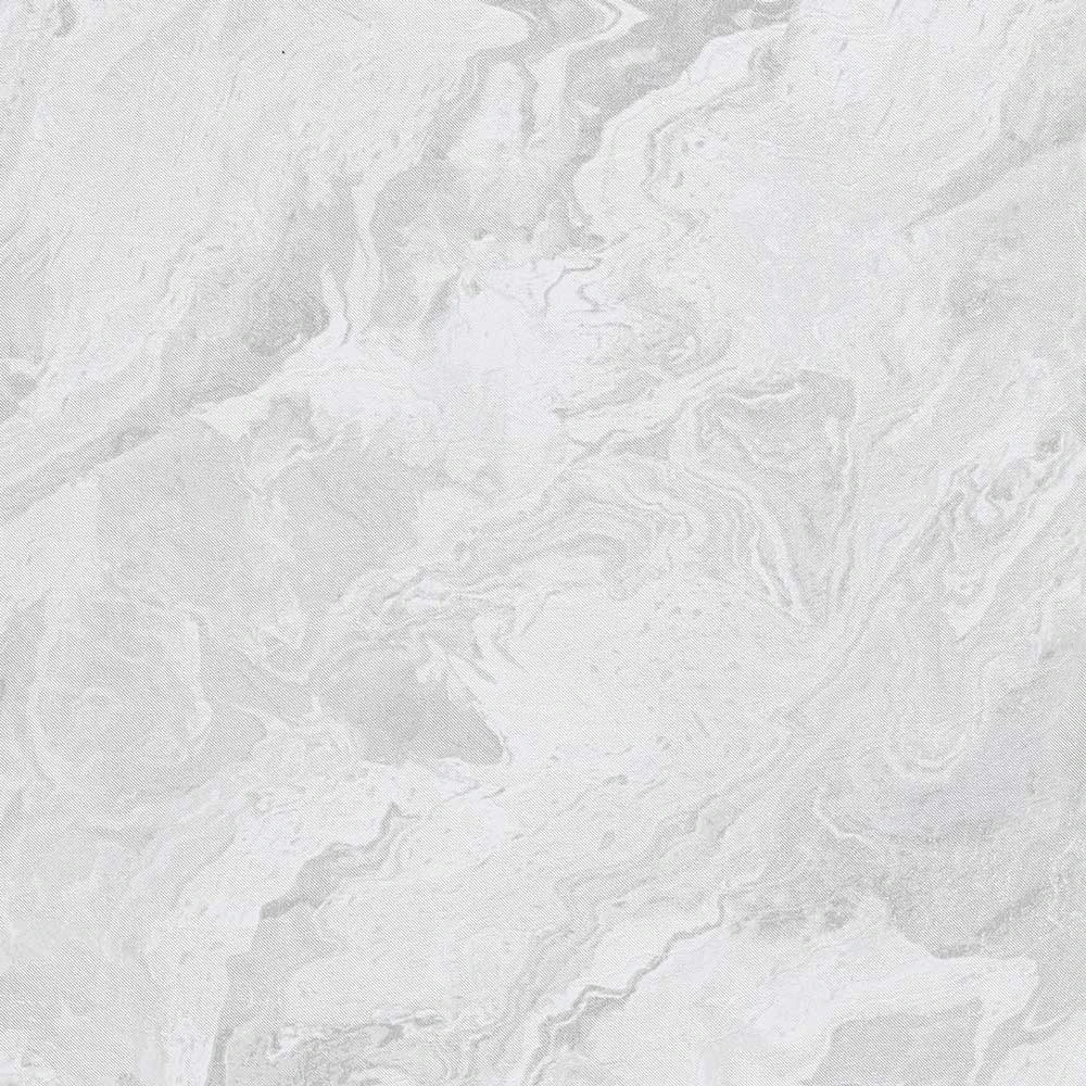 Vliestapete Marmor Optik Weiß Silber Metallic 10318-14 – Bild 2