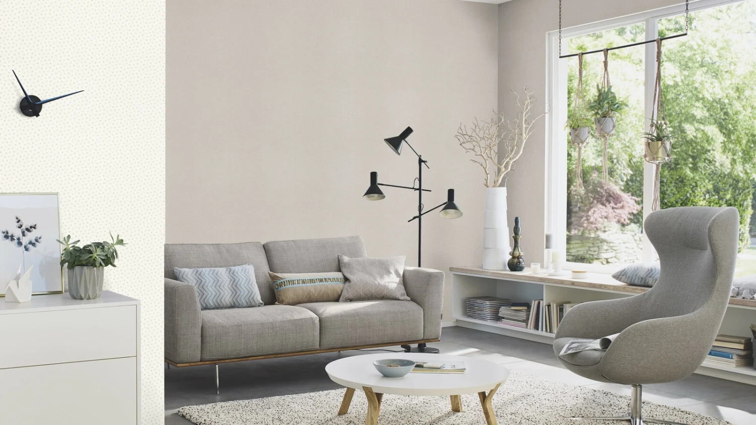 Rasch Tapete Einfarbig Textil Optik Grau 252859 â Bild 7