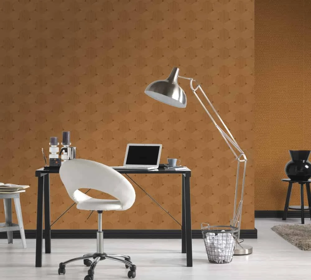 Vliestapete Waben-Optik Lutèce Braun 32659-6