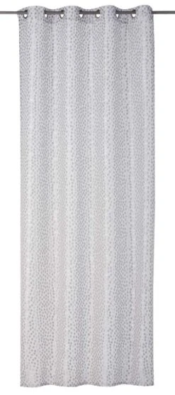 Ösenschal Millepunti Blickdicht Gepunktet Silber 199104