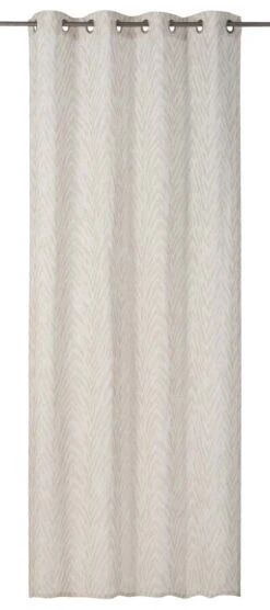 Ösenschal Safari Blickdicht Gestreift Beige 199173